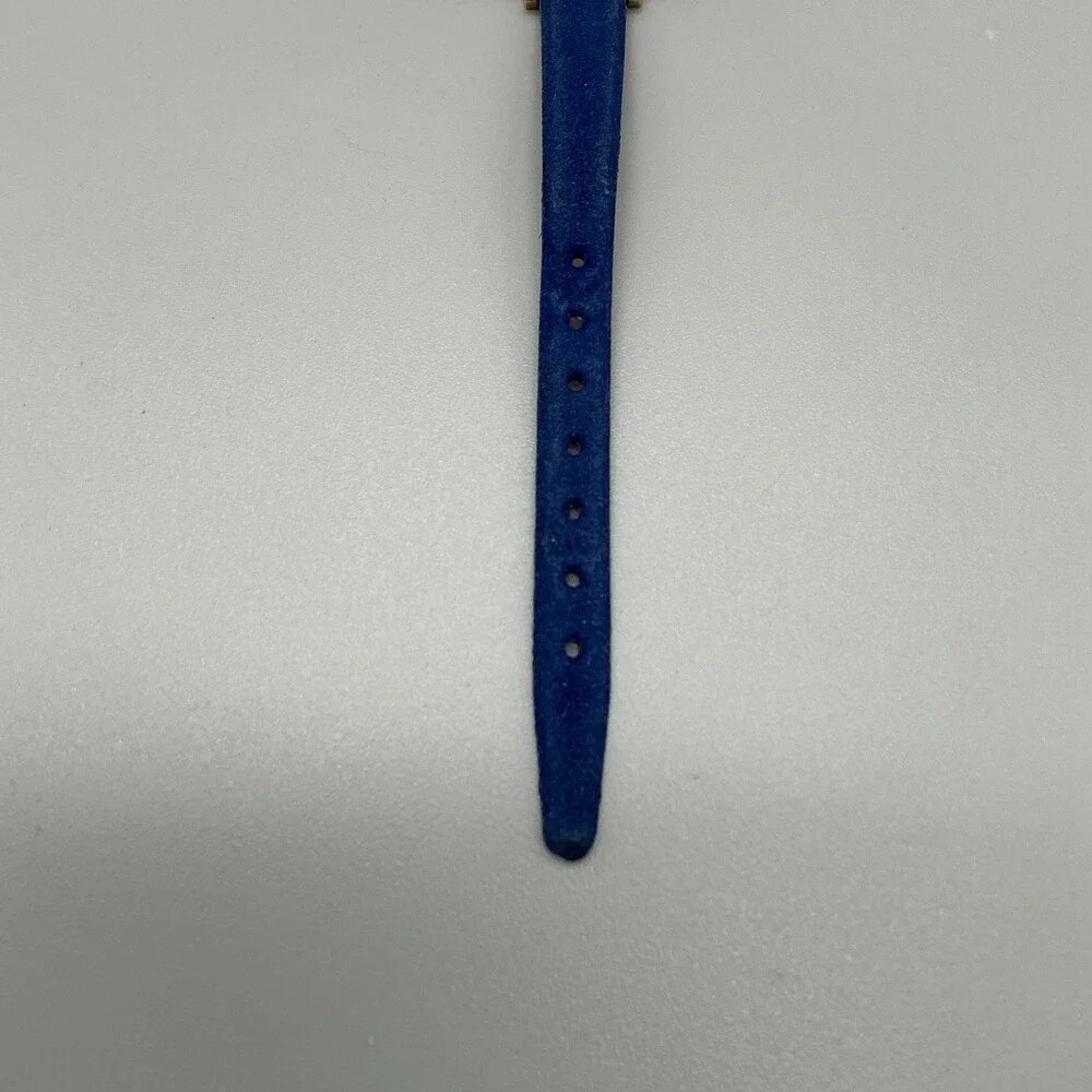 VintageAH Riise Womens Watch 23mm Mystery Dial Blue Bezel 17 Jewels Manual Swiss